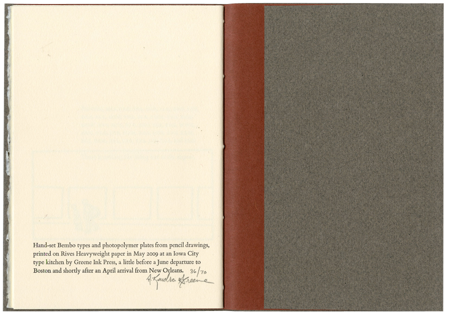 Love is in the Airport Artist Book by Kendra Greene of Greene Ink Press